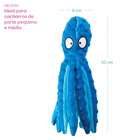 Brinquedo Cachorro Madog Polvo Pelucia Pet Com Apito Interno