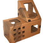 Brinquedo, Casa, Toca E Túnel Para Gatos Retângulo+triangulo