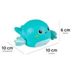 Brinquedo De Banho Baleia Nadadora À Corda Para Banheira Pisc