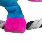 Brinquedo De Cachorro Pelúcia Mordedor Corda 20cm - Casambien