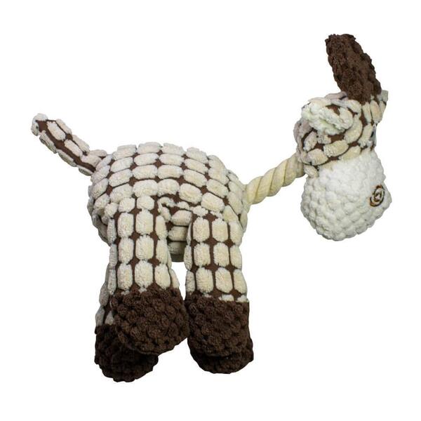 Brinquedo De Pelúcia Para Cachorro Girafa Bege - Casambiente