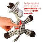 Brinquedo De Pelúcia Para Cachorro Girafa Bege - Casambiente
