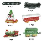 Brinquedo Decoração Locomotiva Trem De Natal Trilho Elétrico