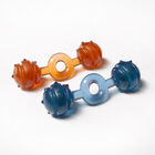 Brinquedo Halteres Cristal Médio Rb Pet Vermelho M