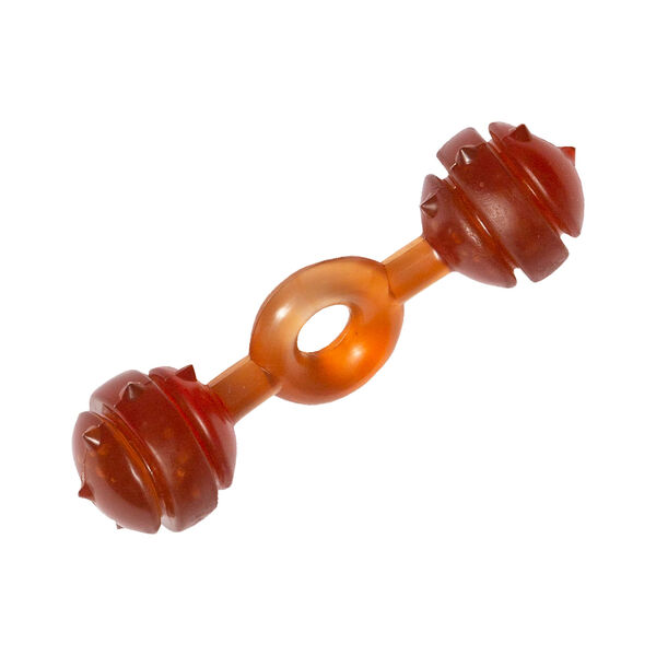 Brinquedo Halteres Cristal Médio Rb Pet Vermelho M