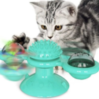 Brinquedo Interativo Para Gatos Moinho De Vento Giratório