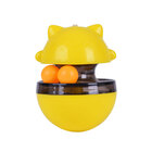 Brinquedo Interativo Para Petiscos Amarelo Para Gatos Lepatin