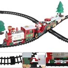 Brinquedo Locomotiva Trem Natal Trilho Elétrico Papai Noel