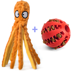 Brinquedo Madog Pet Pelucia Polvo + Bola Borracha (sortido)