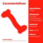 Brinquedo Mordedor Osso Resistente Emborrachado Para Cachorro