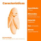 Brinquedo Mordedor Para Cachorro Banana Pelúcia Com Apito 10c