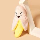 Brinquedo Mordedor Para Cachorro Banana Pelúcia Com Apito 10c