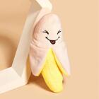 Brinquedo Mordedor Para Cachorro Banana Pelúcia Com Apito 10c