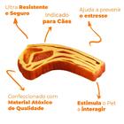 Brinquedo Mordedor Para Cachorro Com Apito Sonoro Bife De Bor