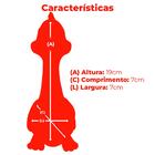 Brinquedo Mordedor Para Cachorro De Pato Amarelo 19cm - Casam