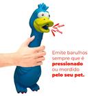 Brinquedo Mordedor Para Cachorro De Pato Azul 15cm - Casambie