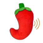 Brinquedo Mordedor Para Cachorro Pimenta Pelúcia Com Apito 13