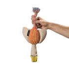 Brinquedo Natural Colors Multilaser Pato Para Cachorros Bege