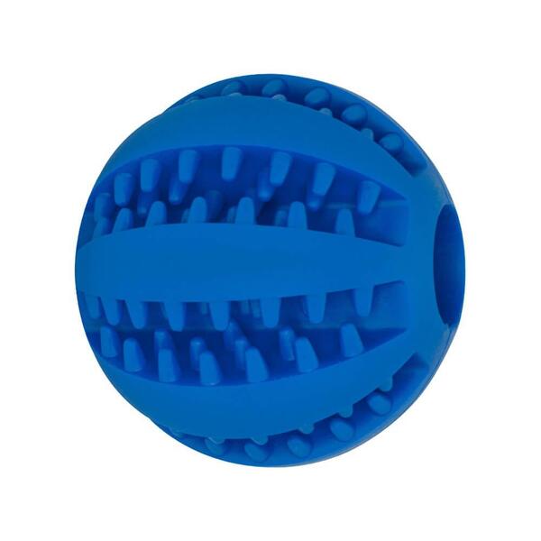 Brinquedo Para Cachorro Bolinha Petiscos Azul 5cm - Casambien
