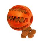 Brinquedo Para Cachorro Bolinha Petiscos Laranja 7cm - Casamb