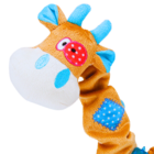 Brinquedo Pelucia Girafa para Cachorro Poliéster Azul Chalesco