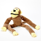 Brinquedo Pelucia Macaco Flexivel para Cachorro Poliéster Marrom Chalesco