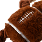 Brinquedo Pelucia Macaco Flexível para Cachorro Poliéster Marrom Chalesco