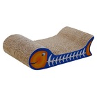 Brinquedo Arranhador Peixe para Gato Celulose Marrom Chalesco