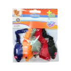 Brinquedo Ratinhos para Gato Poliéster Cinza e Preto Chalesco