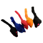 Brinquedo Ratinhos para Gato Poliéster Cinza e Preto Chalesco