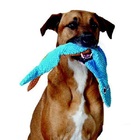 Brinquedo Pelúcia Sem Espuma  Som Crocante E Com Apito Tubarã