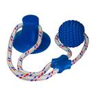 Brinquedo Puxador Para Cachorro Com Ventosa Azul - Casambiente