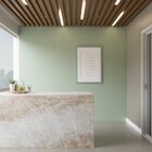 Brise Ripa Em Wpc P/ Teto Interno Cor Nogueira 290x5x6cm