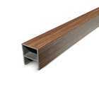 Brise Ripa Em Wpc P/ Teto Interno Cor Nogueira 290x5x6cm