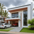 Brise Ripa Em Wpc P/ Teto Interno Cor Teca 290x5x6cm