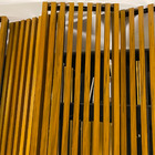 Brise Ripa Em Wpc P/ Teto Interno Cor Teca 290x5x6cm