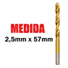 Broca Aço Rapido Metal 7/32 Mtx (polida)