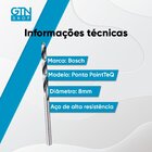 Broca Ar Pointeq Pacote 10 Peças Bosch 8mm