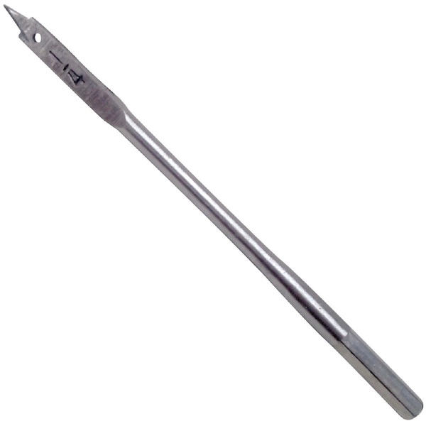 Broca Chata Tocha De Aço Carbono 1/4"