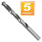 Broca De Aço Rápido 10.0mm Com 5un Din 338 Vila - Unico