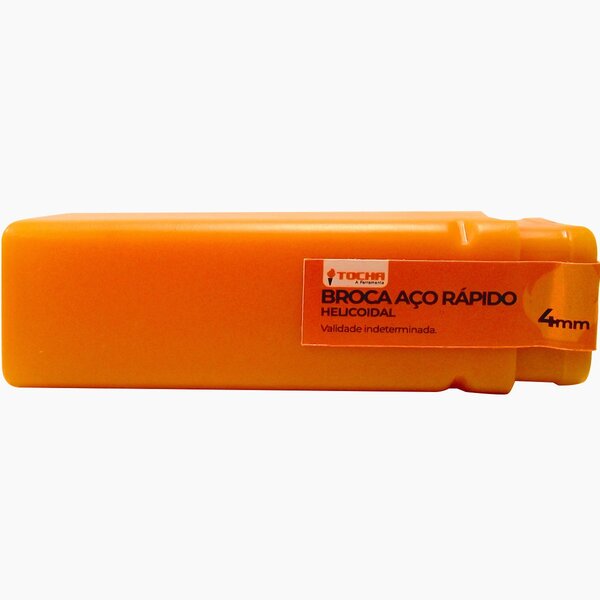 Broca De Aço Rápido Tocha 4mm 10 Unidades