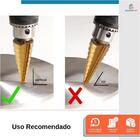 Broca Escalonada Em Aço Rápido 9 A 36mm - Starfer