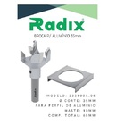 Broca G23 Para Perfurar Perfil De Alumínio 35mm 4 Cortes