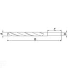 Broca Para Aço 2.7x61 Mm Din 338