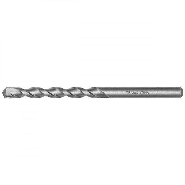 Broca Para Concreto 6.5x100 Mm 1/4" Tramontina Em Aço Especia