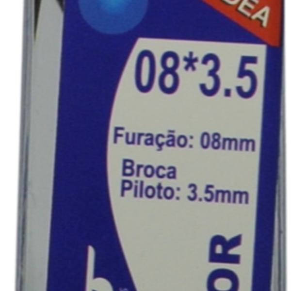 Broca Para Rebaixo Com Escareador 8mm Broca Piloto 3.5mm