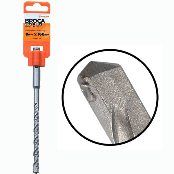 Broca Sds Plus Tocha 8mm X 160mm