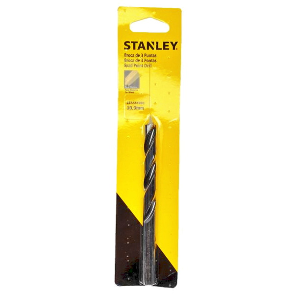 Broca Três Pontas Para Madeira 130mmx10mm Stanley - Sta55100c