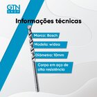 Broca Widea Pacote Com 5 Peças Bosch 10mm