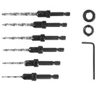 Brocas De Aço Rápido Com Escariador 7/64 A 1/4 E Limitador